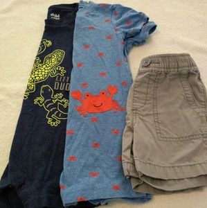 3 Pc lot boys summer clothes